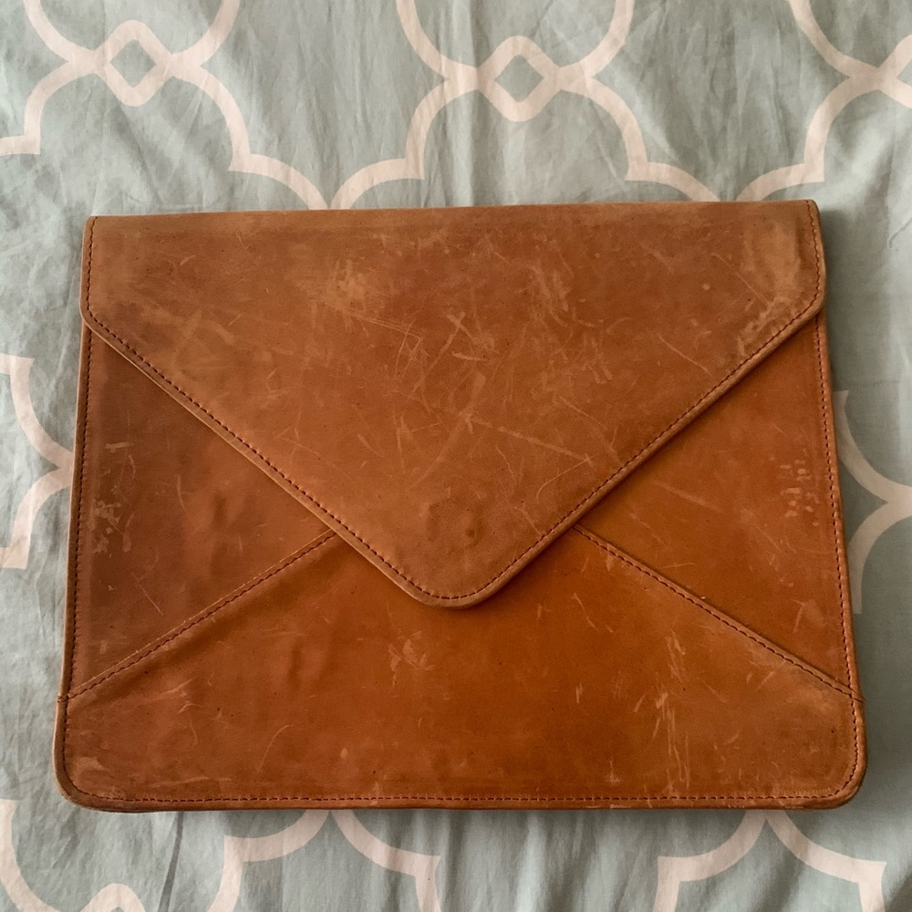 ABLE leather laptop case